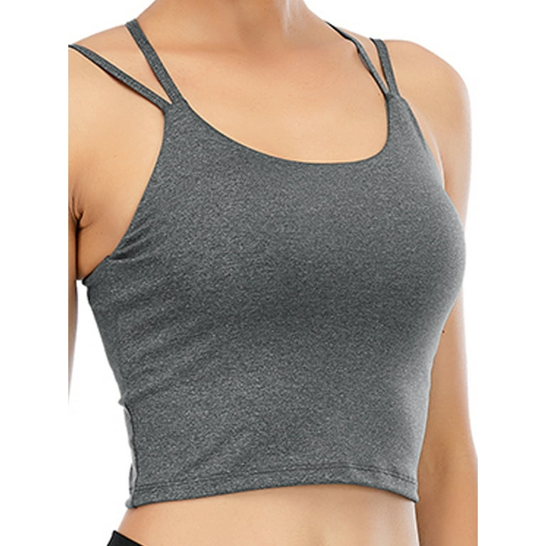 Women Crop Tops Sports Bras Mesh Longline Fitness Camisole Yoga Workout Running Gym Pad Shirt Women Crop Tops Sports Bras Mesh Longline Fitness Camisole Yoga Workout Running Gym Pad Shirt